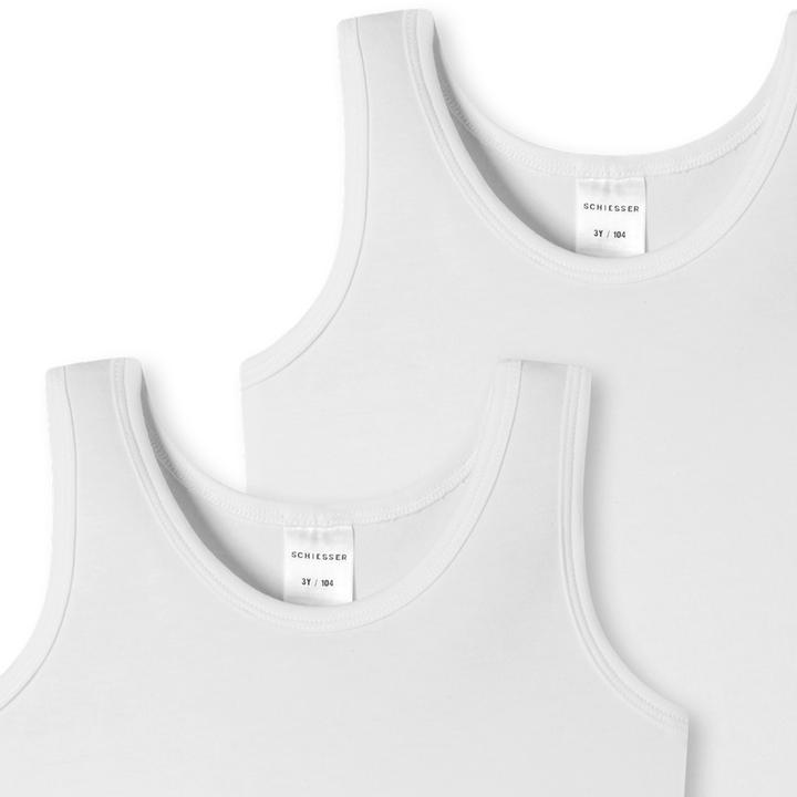Produktbild Schiesser 6er Pack Kids Girls 95/5 Organic Cotton Unterhemd (98)