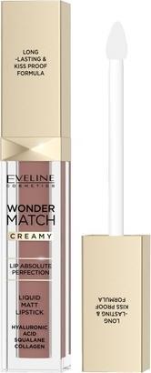 Actual product image Eveline Wonder Match Creamy Liquid Matte Lipstick In Shade 09a, 6.8ml (09A)