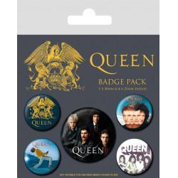 Actual product image Pyramid QUEEN - Classic - Pack of 5 badges