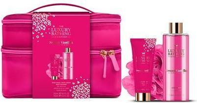 Actual product image Grace Cole Body Care Gift Set In A Cosmetic Bag Vanilla Almond - 3 Pieces (Body care set)
