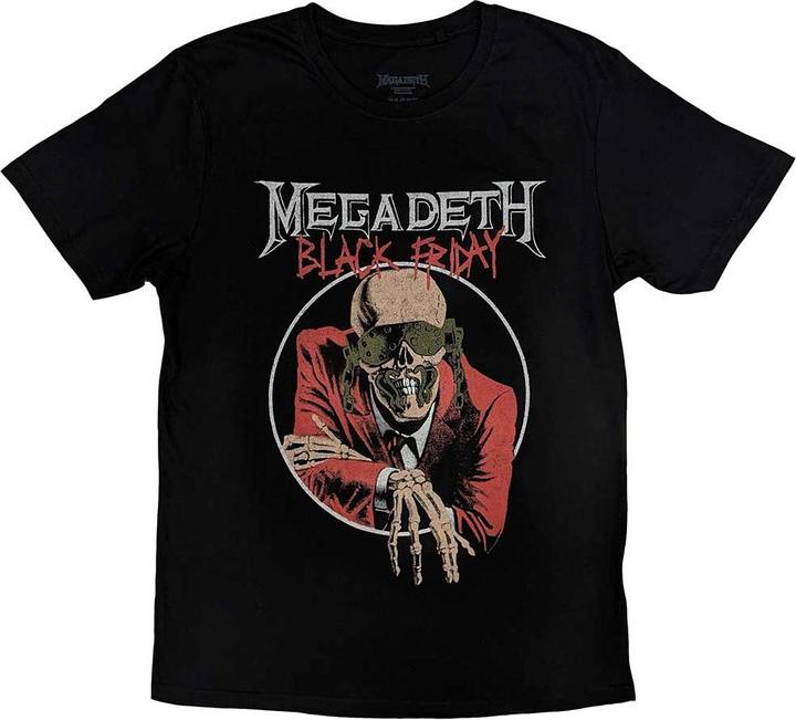 Immagine prodotto Megadeth Black Friday Maglietta Adulto Unisex (L)
