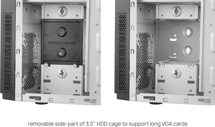 Immagine prodotto Chieftec HC-10B-OP (mATX, Mini-ITX, ATX)