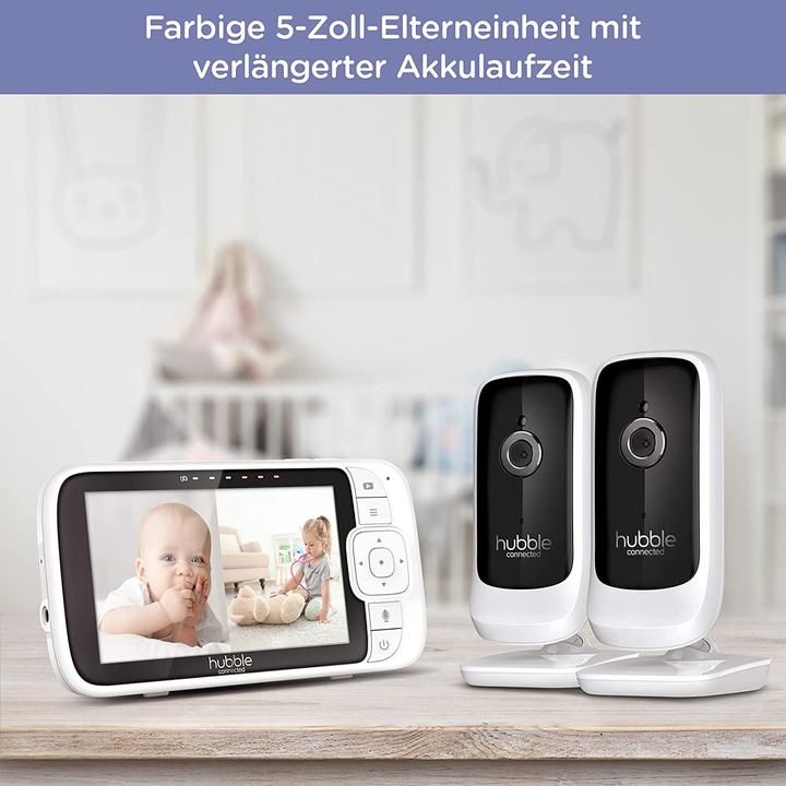 Actual product image Hubble Connected Baby Monitor with 2 Cameras (Video & Audio, 300 m)