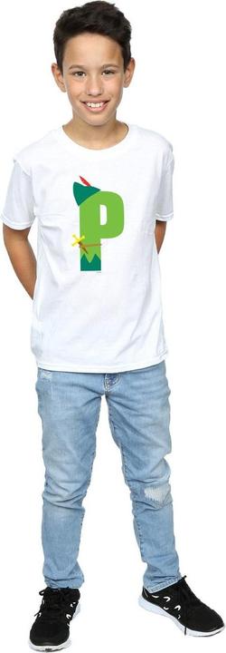 Produktbild Disney Alphabet P Is For Peter Pan TShirt Jungen (140, 146)