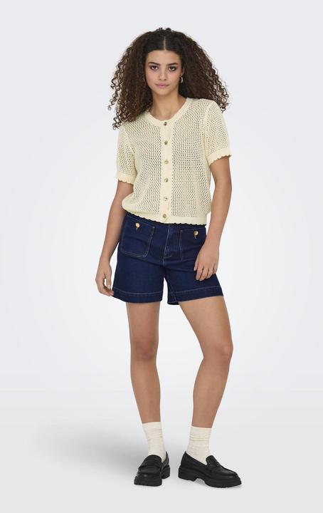 Produktbild Only ONLMADELINE Hohe Taille Normal geschnitten Jeans-Shorts Jeans-Shorts (XS)