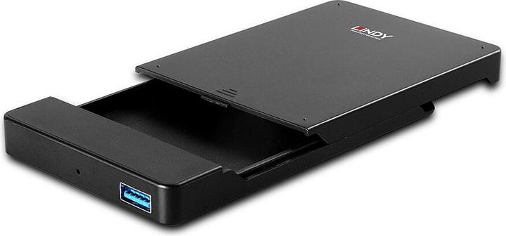 Actual product image Lindy USB 3.0 SATA Enclosure, 2.5 For connecting a 2.5" hard drive or SSD to the USB 3.0 port of the co... (2.5")