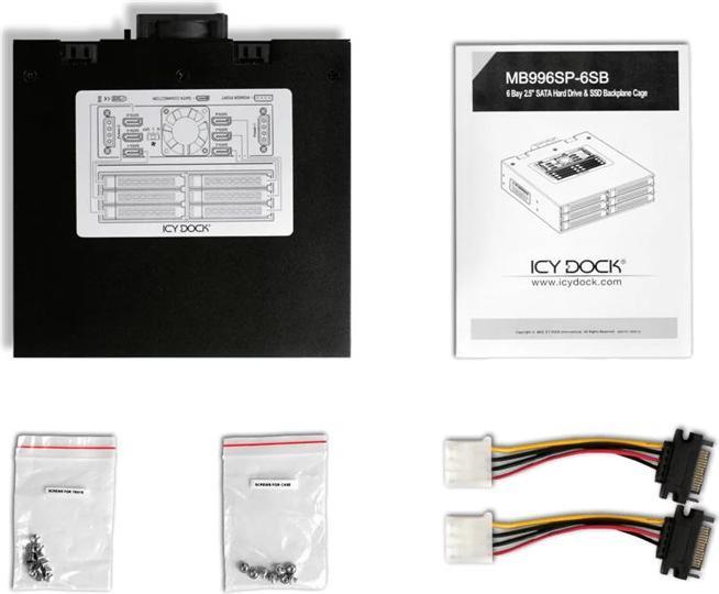 Immagine prodotto Icy Dock Mb996sp-6sb (2.5")