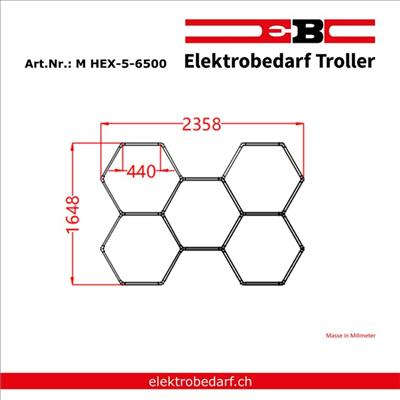 Immagine prodotto EB Troller LED-Hexagon (17280 lm)