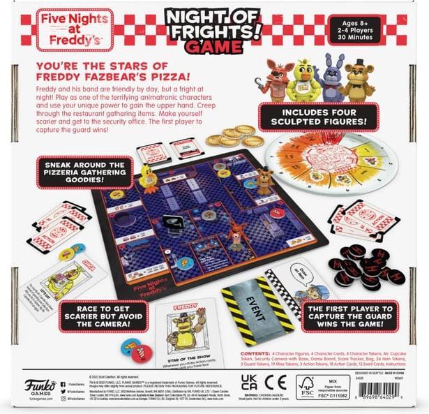 Actual product image Funko Five Nights at Freddy's board game Night of Frights (German)