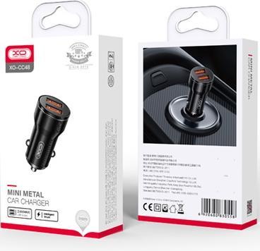 Immagine prodotto xO Caricabatterie da auto CC48 2x USB 2,4A nero