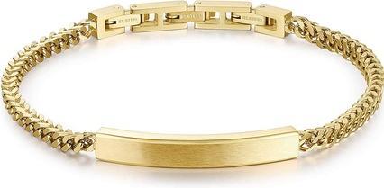 Brosway Stylish menÂ's gold-plated bracelet Ink BIK12