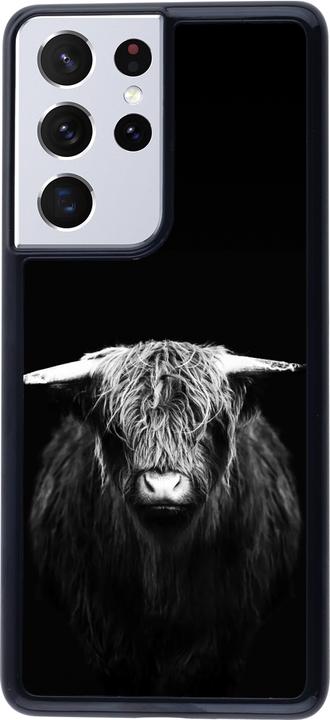 Actual product image PhoneLook Coque Highland calf black (Samsung Galaxy S21 Ultra 5G)
