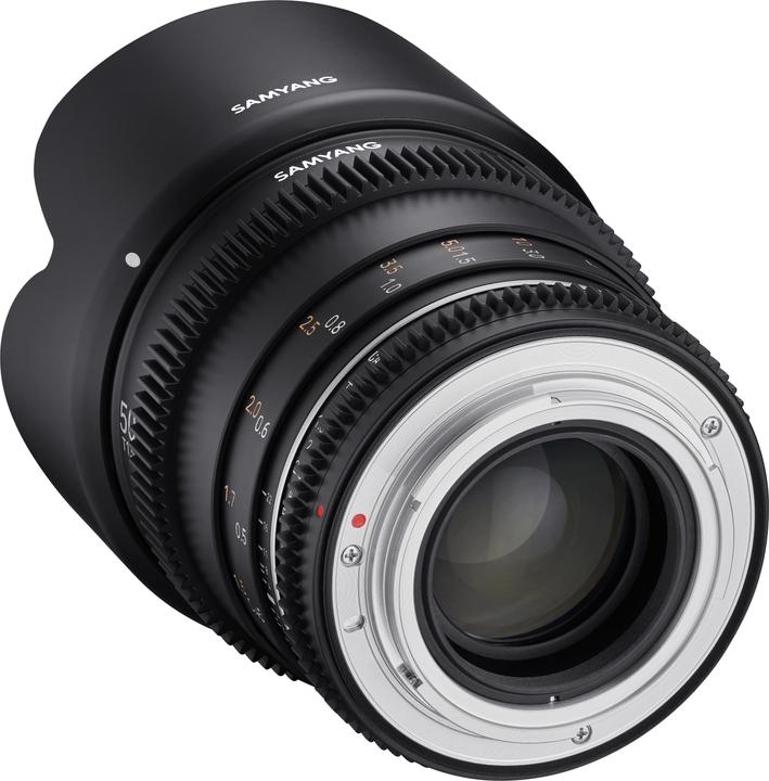 Actual product image Samyang MF 50mm T1.5 VDSLR MK2 Canon EF (Canon EF, full size, APS-C / DX, Micro Four Thirds)