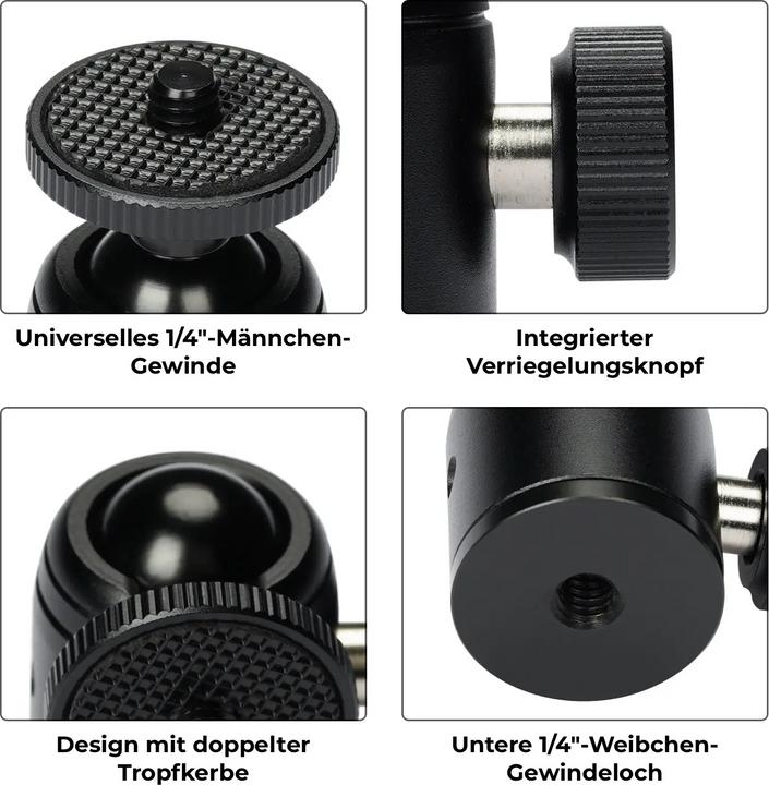 Produktbild Obsbot Ausziehbarer Mini-Kugelkopf (Kugelkopf)