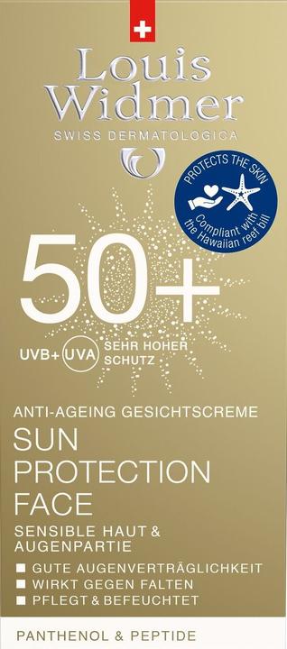 Produktbild Louis Widmer Sun Protection (Sonnencreme Gesicht, SPF 50, 50 ml, 79 g)