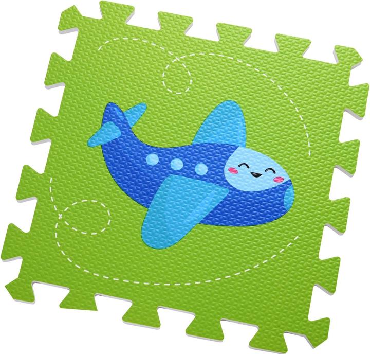 Actual product image Knorrtoys Puzzle mat - "Vehicles"/9 pieces/30 cm (86 x 86 cm)