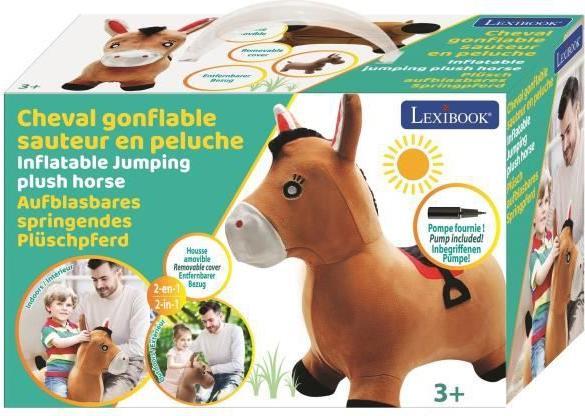 Immagine prodotto Lexibook Cavallo gonfiabile di peluche (BGP050)
