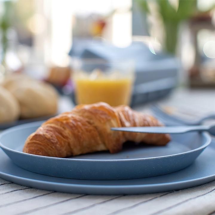 Image du produit Koziol Assiette plate Connect Ø 20.5 cm, 4 pièces, Bleu (4 x, 20.50 cm)