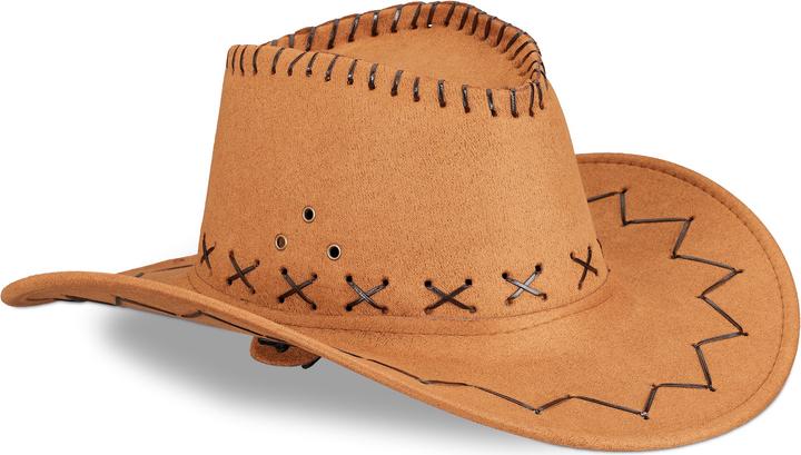 Immagine prodotto Relaxdays Cappello da cowboy per carnevale