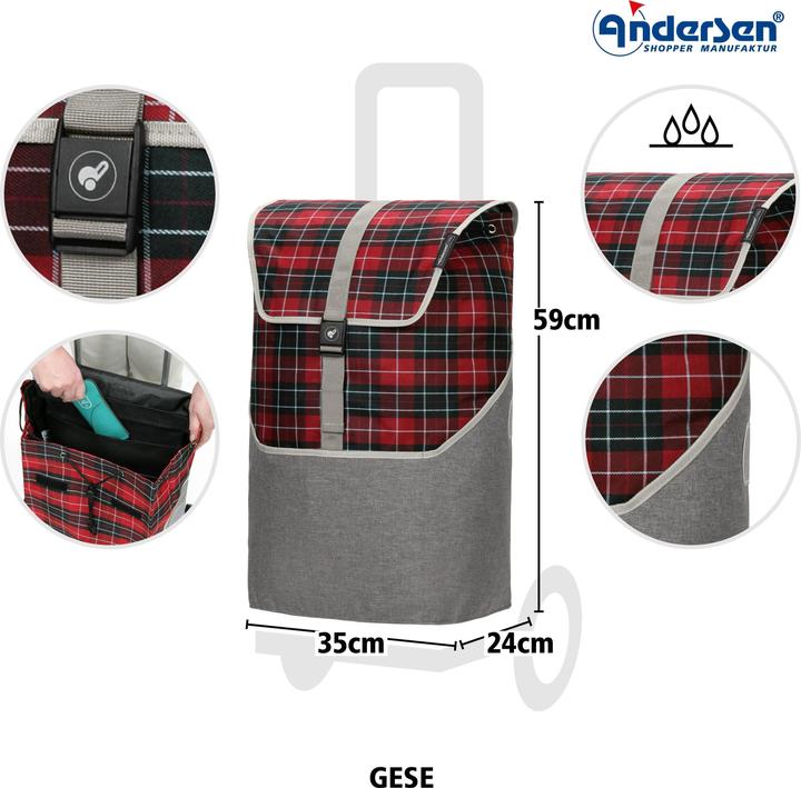 Actual product image Andersen Gese red