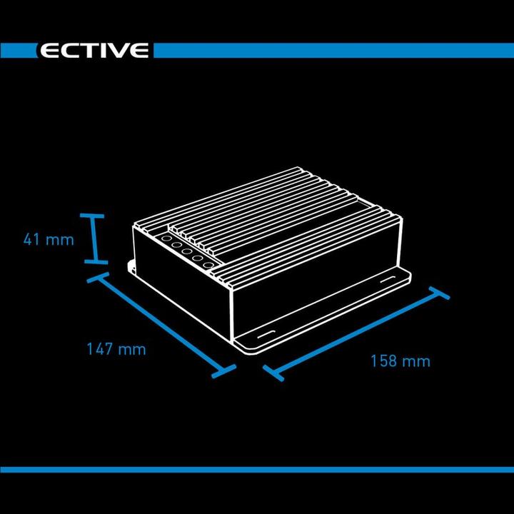 Immagine prodotto Ective Regolatore di carica solare MPPT DSC35 Regolatore solare 500Wp 35A per 2 batterie da 12V FV