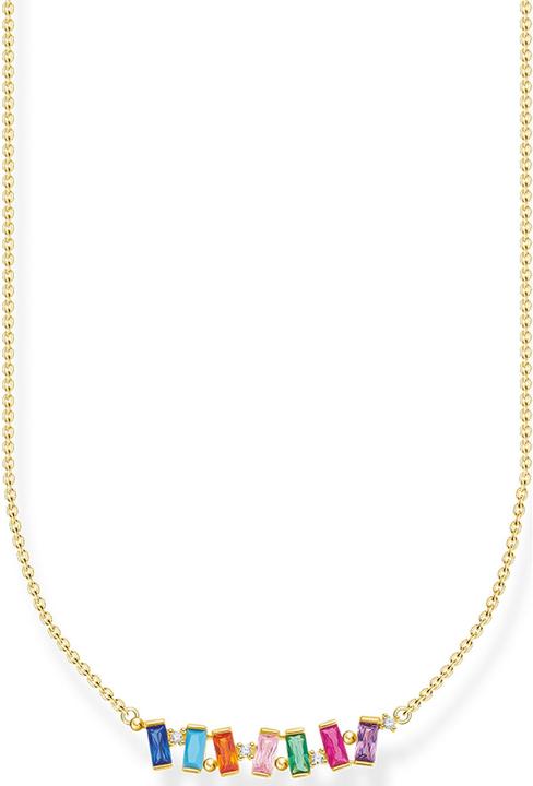 Immagine prodotto Thomas Sabo Catena di pietre colorate oro (Argento 925, 45 cm)