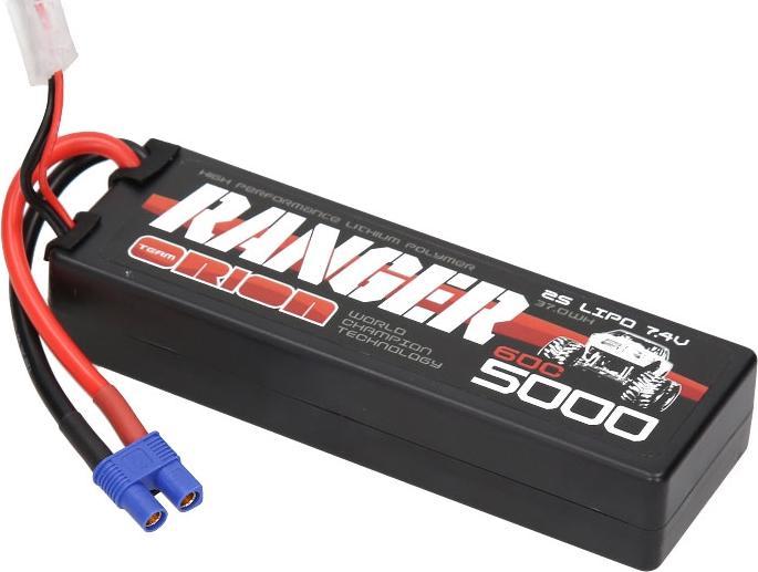 Image du produit Team Orion 2S 60C Ranger LiPo Battery (7.4V/5000mAh) EC3 (7.40 V, 5000 mAh)