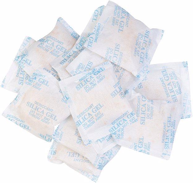 Actual product image Sichler Dehumidifier, 25 x 10g silica gel, cotton bag, regenerable