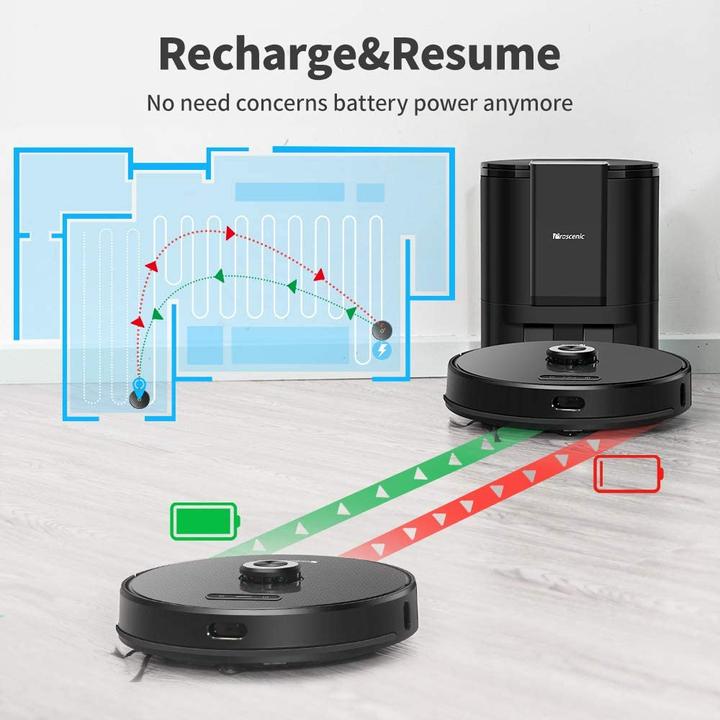 Image du produit Proscenic Robot aspirateur WLAN M8 PRO (Robot vacuum)