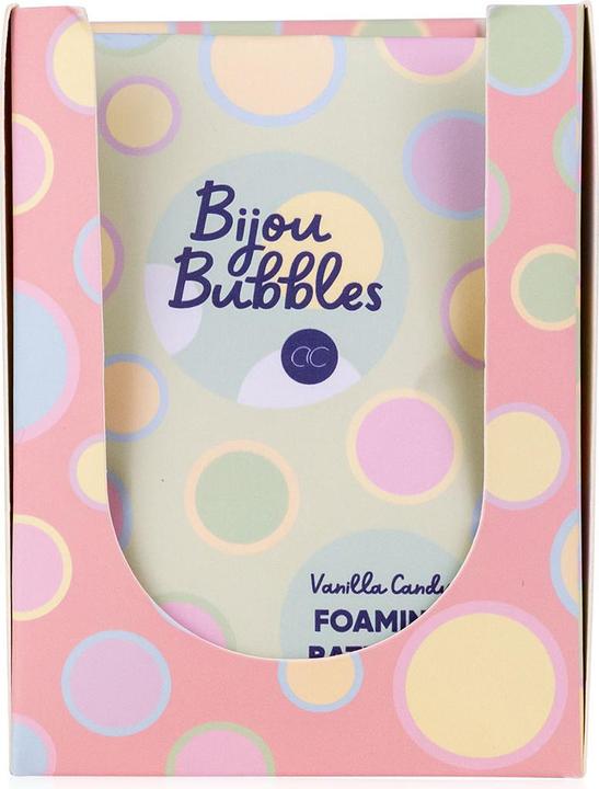 Produktbild Accentra Schäumendes Badesalz BIJOU BUBBLES in Beutel, 60g, Duft: Vanilla Candy, Farbe: rosa/hellgrün/hellbla (Badesalz)