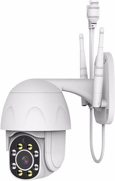 Produktbild 7links Pan-Tilt-Überwachungskamera mit Full-HD, 87-dB-Sirene, Nachtsicht, LAN