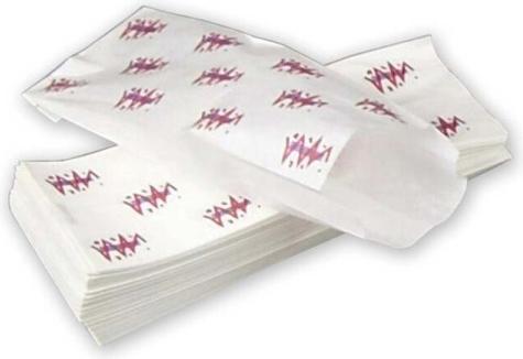 Produktbild Antalis Französische Hotdog-Tasche 7/3x18cm Food Line Druck weiss 1000Stk/Packung - (1000 Stk.)