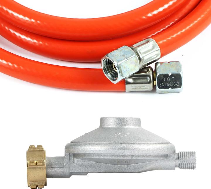 Image du produit Wiltec Kit pressostat 700mbar Tuyau 1,5m Raccords français Régulateur pression