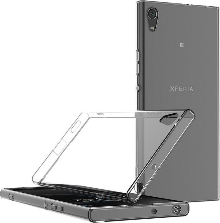 Produktbild König Design Sony Xperia XA1 Hülle Transparent Silikon Case durchsichtige Handyhülle (Sony Xperia XA1)