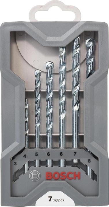 Productafbeelding Bosch Professional Zubehör Hardmetalen Steen Draaiboor (3 mm, 4 mm, 5 mm, 6 mm, 7 mm, 8 mm)
