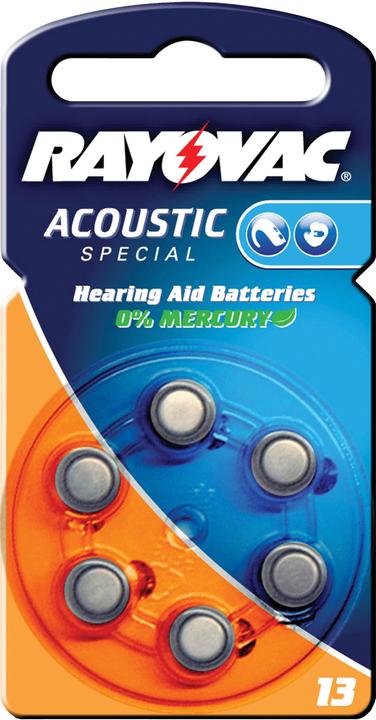 Image du produit Rayovac Spécial Acoustique 13 (6 pcs, PR48, 310 mAh)