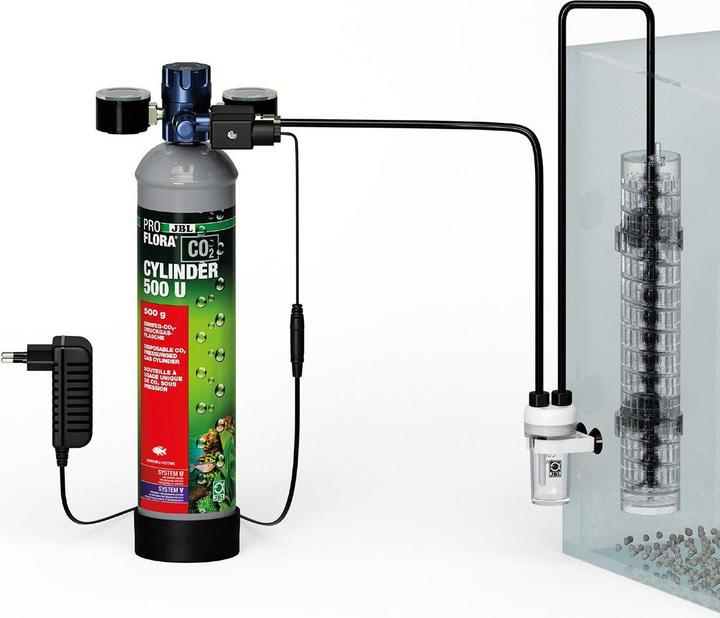 Produktbild JBL Aquaristik und Terraristik ProFlora CO2 Advanced Set U Einweg-CO2-Düngeanlage (Aquarium Dünger)