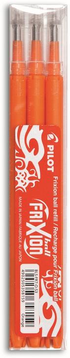Pilot FriXion Refill Set à 3 (Ersatzmine, Orange, 0.35 mm)