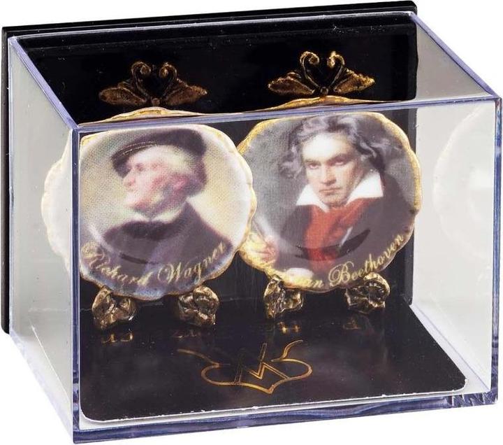 Image du produit Reutter 001.400/2 - Assiette murale "Beethoven/Wagner", miniature