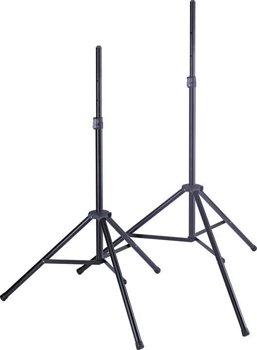 Immagine prodotto K&M 21472 Supporto per diffusori Pro Alu XL (1 pz., Installazione a parete, Regolabile in altezza)
