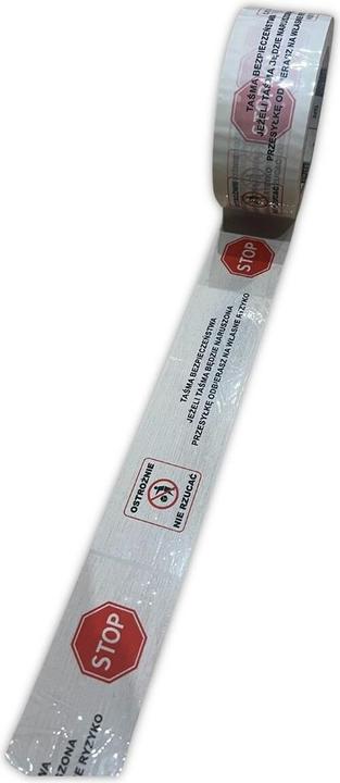 Produktbild Bestpak BSTech bedrucktes Klebeband 48 mm x 100 m „STOP-Sicherheitsband“ (48 mm)