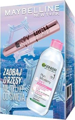 Garnier Lash Sensational Sky High Lengthening Mascara Black 72ml And Micellar Water 3-In-1 400ml Set