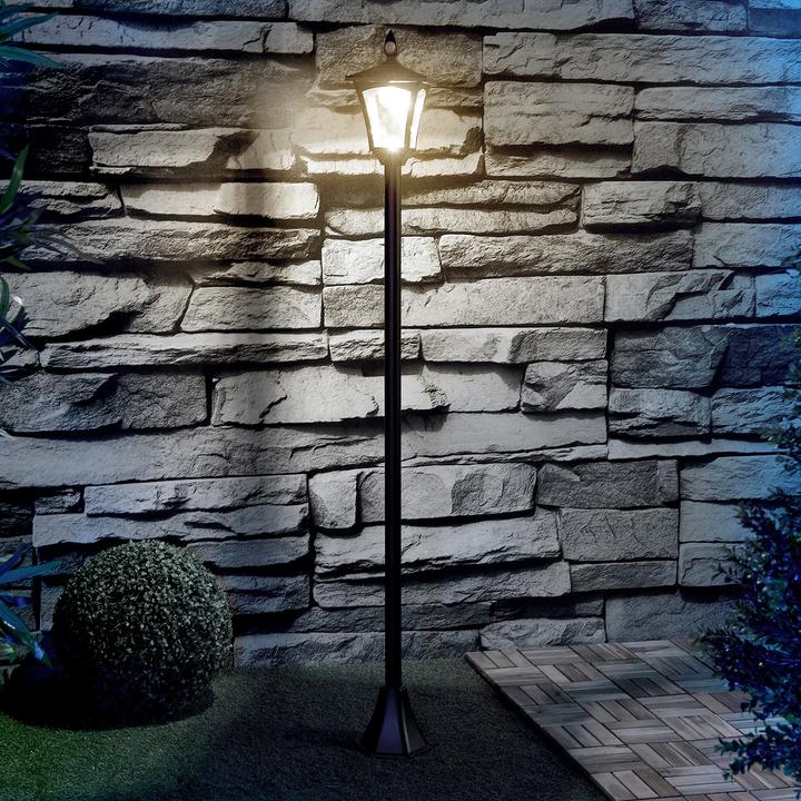 Image du produit Royal Gardineer Lanterne de jardin solaire à LED avec capteur PIR et crépusculaire (IP44)