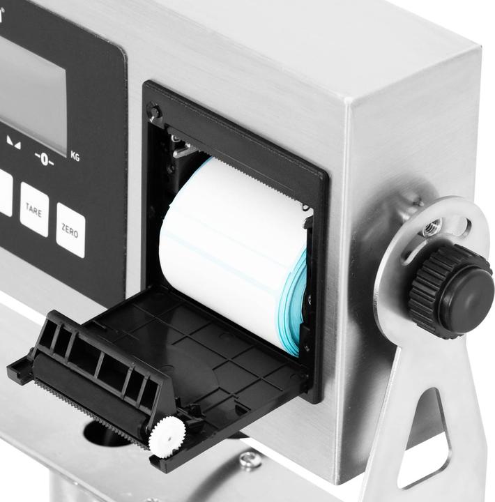 Actual product image Steinberg Platform Scale - 1000 kg / 0.1 kg - 100 x 100 cm - LCD with label printer