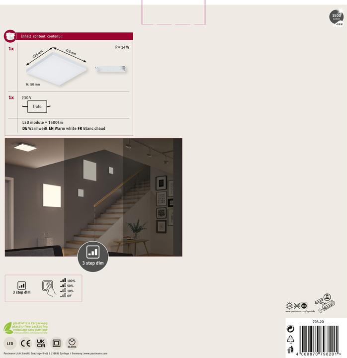 Actual product image Paulmann Panel Verlora (1500 lm)