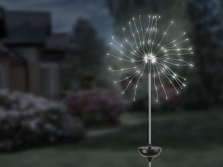 Image du produit Lunartec Décoration lumineuse solaire de jardin avec effet de feu d'artifice (IP44)