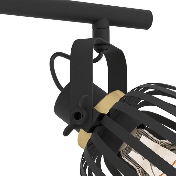 Actual product image EGLO Spot Light Girona 3xe27 Black/Brass (E27)