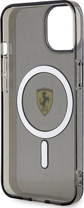 Actual product image Ferrari FEHMP14SURKK iPhone 14 6.1" black/black hardcase Translucent Magsafe (Apple iPhone 14)