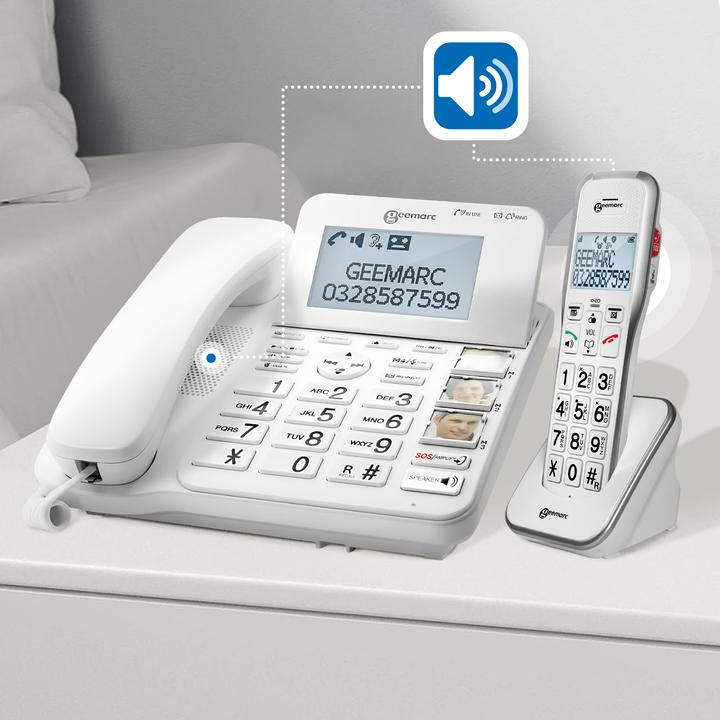 Actual product image Geemarc DECT595 senior phone