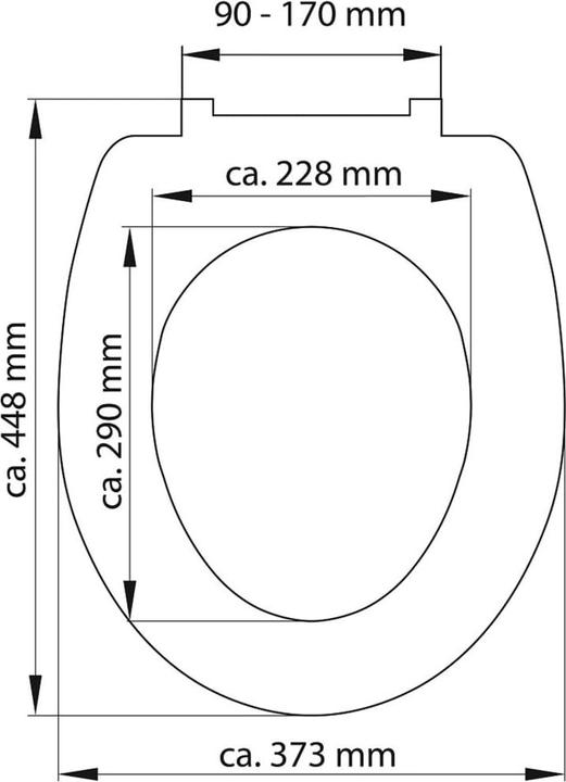 Actual product image Schütte Toilet seat